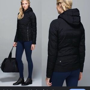 lululemon athletica Black Puffer Jacket size 4